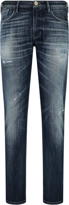 Emporio Armani Vintage Slim Fit Denim Jeans Blue Heren
