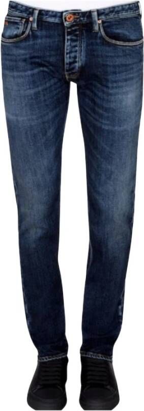 Emporio Armani Slim-fit Jeans Blauw Heren