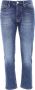 Emporio Armani Blauwe Jeans met Groene Accenten Blue Heren - Thumbnail 1