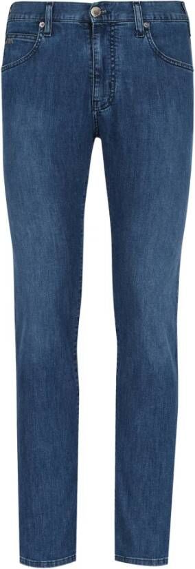 Emporio Armani Moderne Slim-fit Jeans Blue Heren