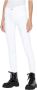 Armani Exchange Witte effen jeans met ritssluiting en knoopsluiting White Dames - Thumbnail 1