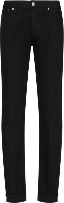 Emporio Armani Zwarte Slim-Fit Jeans voor Heren Black Heren