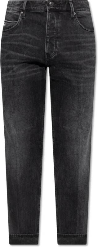 Emporio Armani Logo Loose-Fit Jeans Black Heren