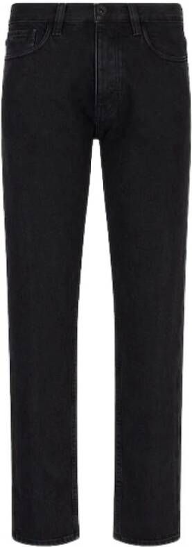 Emporio Armani Tijdloze zwarte slim-fit jeans Black Heren