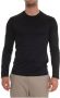 Emporio Armani Slim Fit T-shirt met Lange Mouwen Blauw Heren - Thumbnail 1