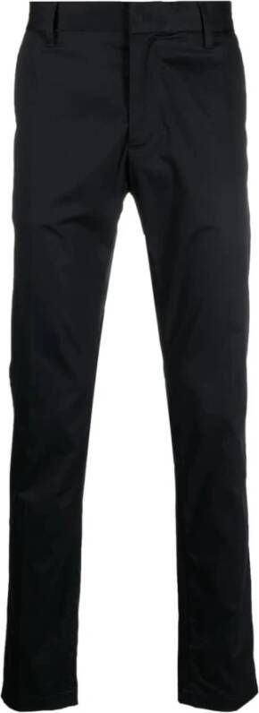 Emporio Armani Slim-fit Trousers Blauw Heren