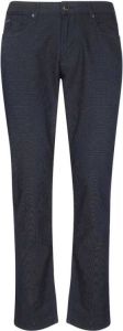 Emporio Armani Slim-fit Trousers Blauw Heren