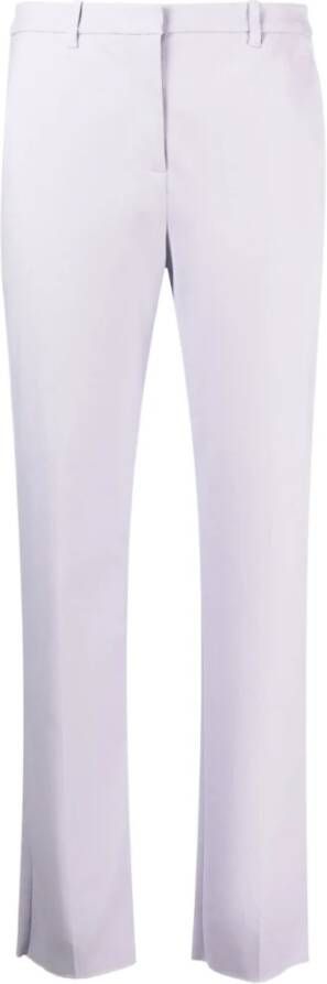 Emporio Armani Slim-fit Trousers Paars Dames