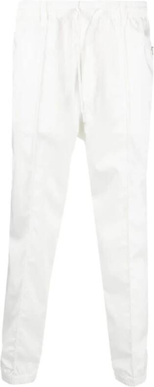 Emporio Armani Slim-fit Trousers Wit Heren