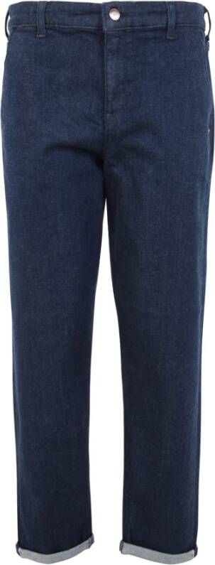 Emporio Armani Slim LEG Jeans Blauw Dames