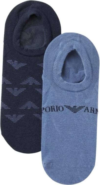 Emporio Armani 2 Paar sokken Collectie Blue Heren