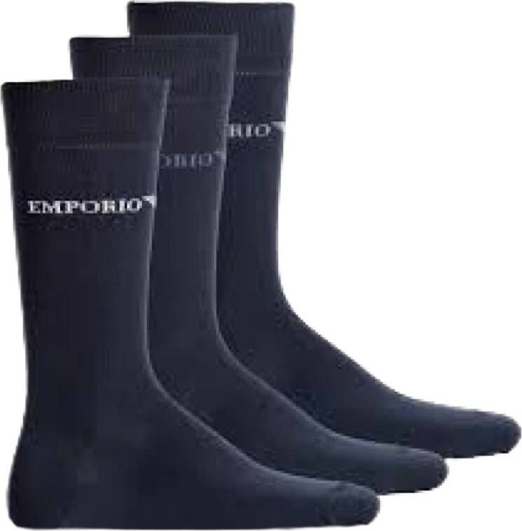 Emporio Armani Socks Blauw Unisex