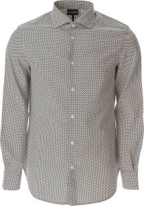 Emporio Armani Stijlvolle Armani Overhemden Grijs Heren