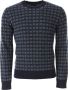 Emporio Armani Stijlvolle Sweaters voor Heren Blauw Heren - Thumbnail 1