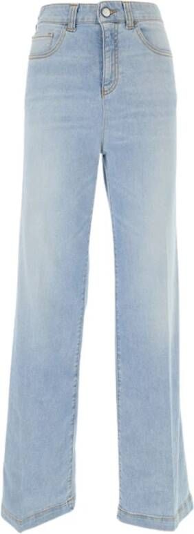 Emporio Armani Straight Jeans Blauw Dames