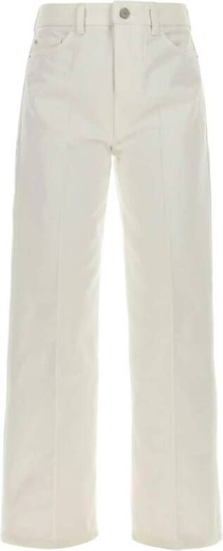 Emporio Armani Witte Denim J33 Jeans White Dames
