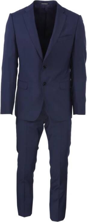 Emporio Armani Suits Blauw Heren