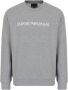 Emporio Armani Logo Ronde Hals Sweatshirt Gray Heren - Thumbnail 1