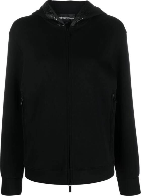 Emporio Armani Sweaters Black Zwart Dames