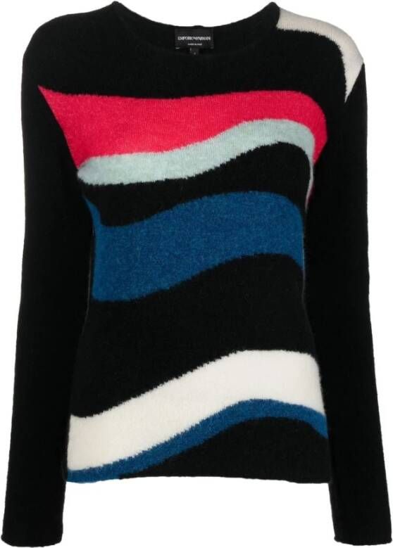 Emporio Armani Sweaters Black Zwart Dames