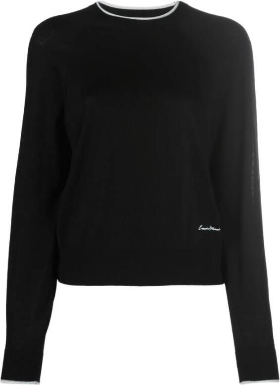 Emporio Armani Sweaters Black Zwart Dames