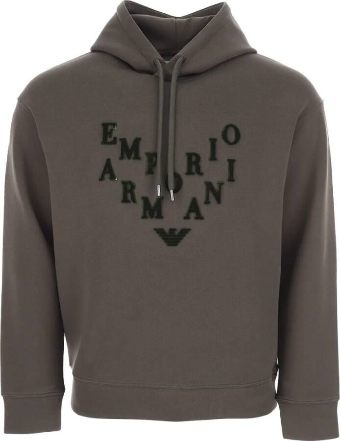 Emporio Armani Bruine Sweaters van Armani Gray Heren