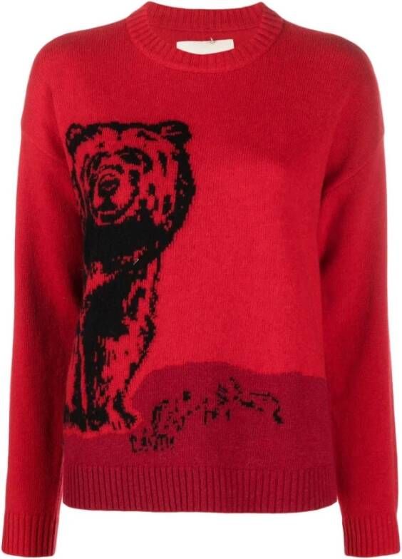 Emporio Armani Sweaters Red Rood Dames