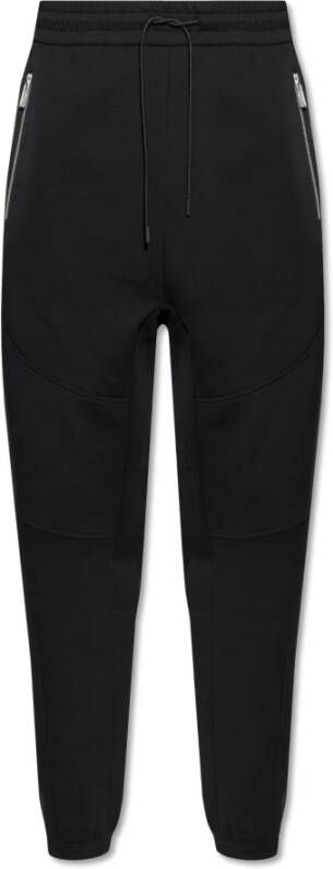 Emporio Armani Sweatpants met logo Zwart Heren