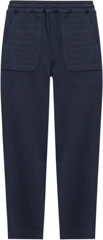 Emporio Armani Sweatpants with pockets Blauw Heren