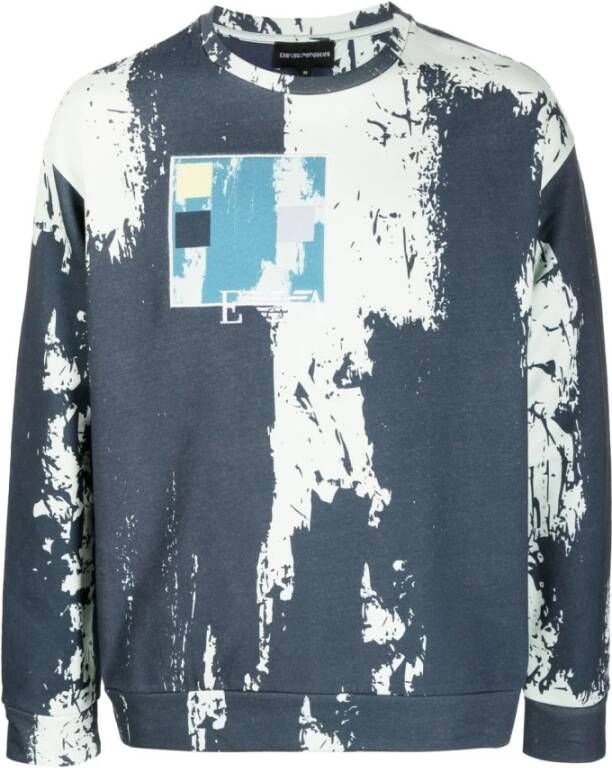Emporio Armani Sweatshirt Blauw Heren