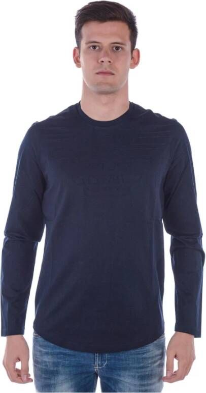 Emporio Armani Sweatshirt Blauw Heren