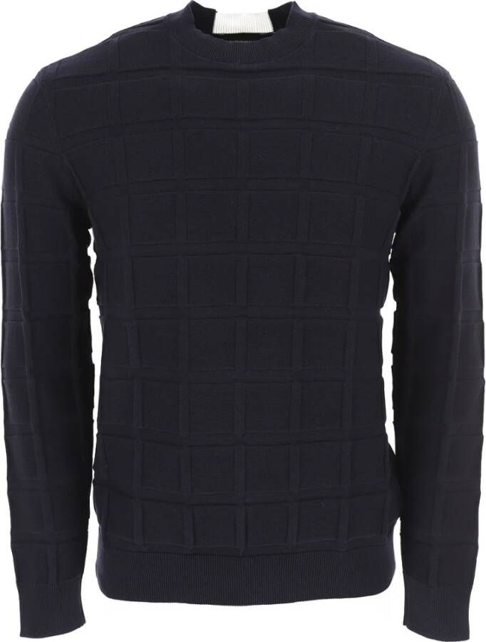 Emporio Armani Blauwe Sweaters van Armani Blue Heren