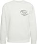 Emporio Armani Witte Sweater van Dubbel Jersey met Bicolor Adelaar Patch White Heren - Thumbnail 1