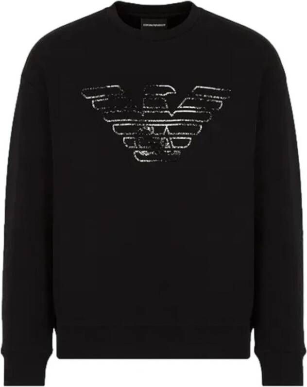 Emporio Armani Sweatshirt Hoodies Zwart Heren