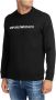 Emporio Armani Katoenen sweatshirt met logo opdruk Black Heren - Thumbnail 5