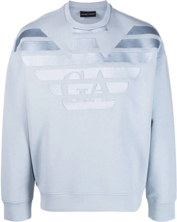 Emporio Armani Sweatshirts Blauw Heren