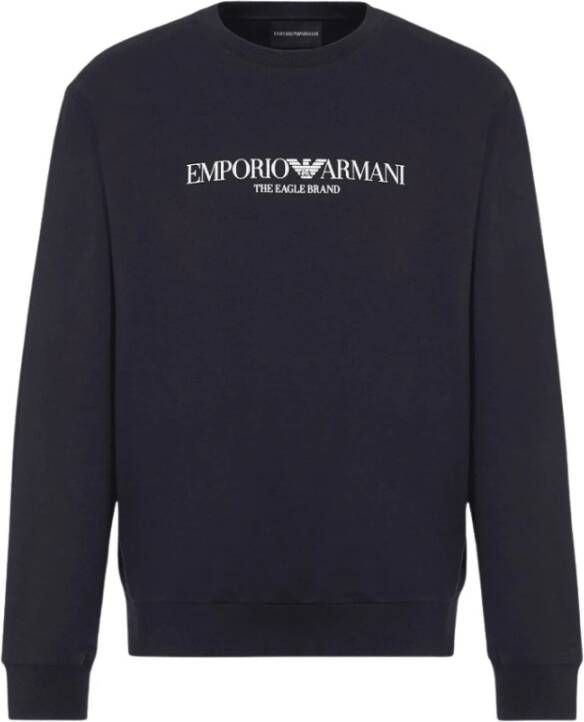 Emporio Armani Sweatshirts Blauw Heren