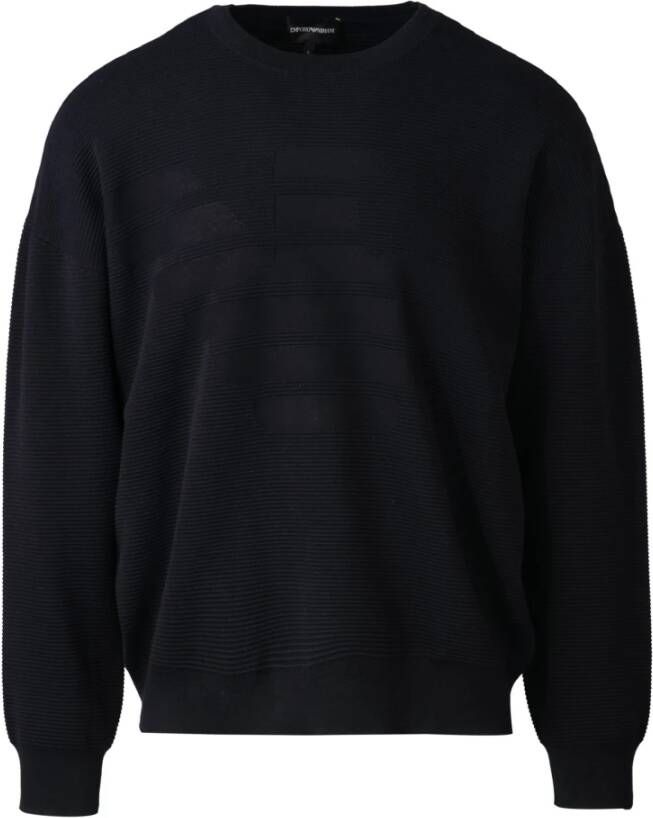 Emporio Armani Sweatshirts Blauw Heren