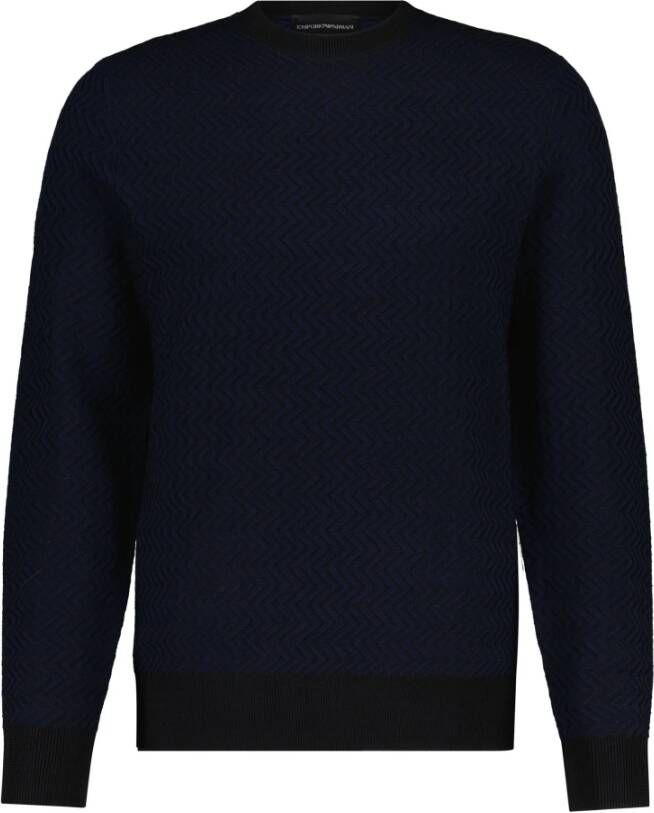 Emporio Armani Sweatshirts Blauw Heren
