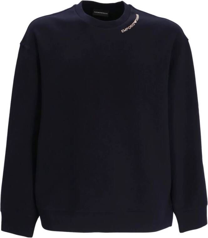 Emporio Armani Sweatshirts Blauw Heren