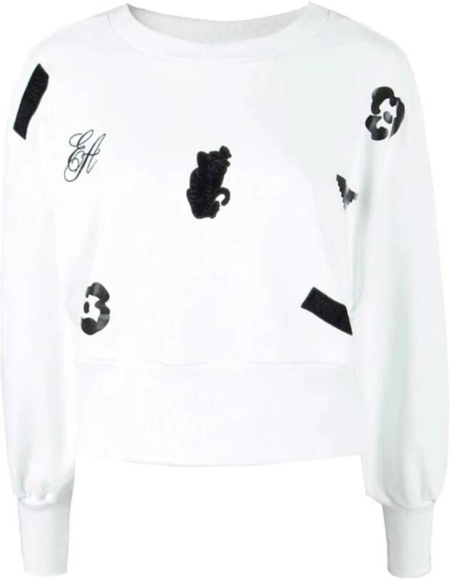Emporio Armani Sweatshirts & Hoodies Wit Dames