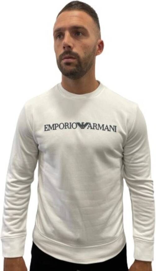 Emporio Armani Sweatshirts Wit Heren