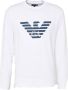Emporio Armani Klassieke Crewneck Sweatshirt White Heren - Thumbnail 1