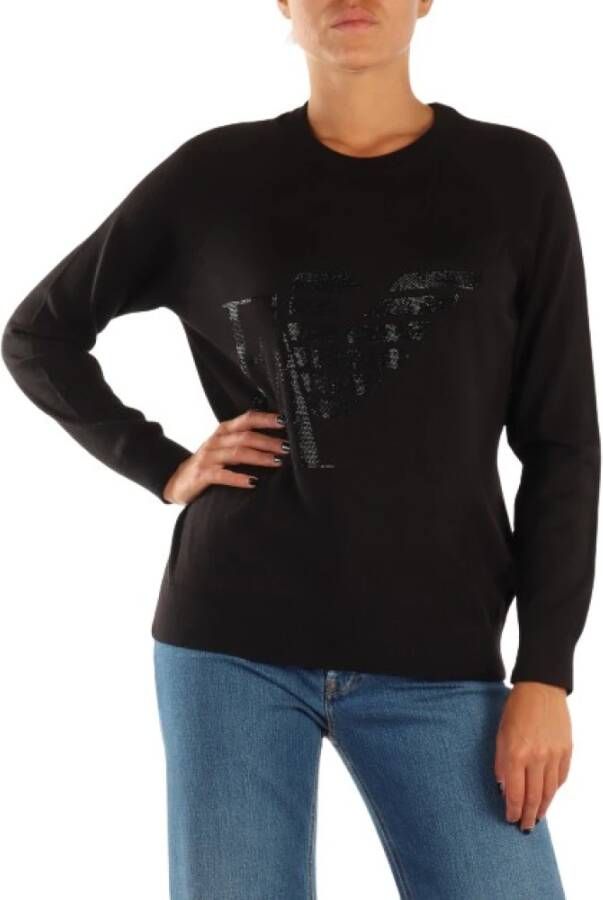 Emporio Armani Sweatshirts Zwart Dames
