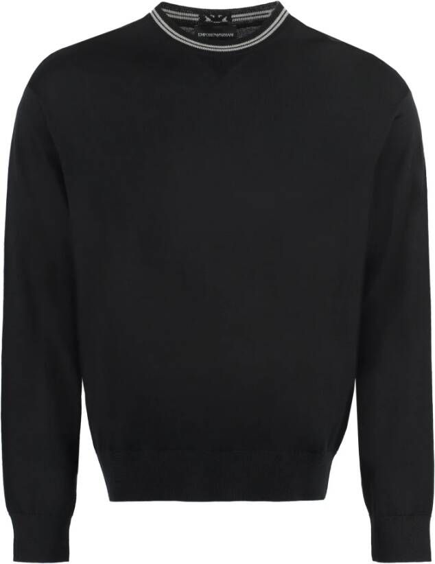 Emporio Armani Klassieke Sweatshirts Black Heren