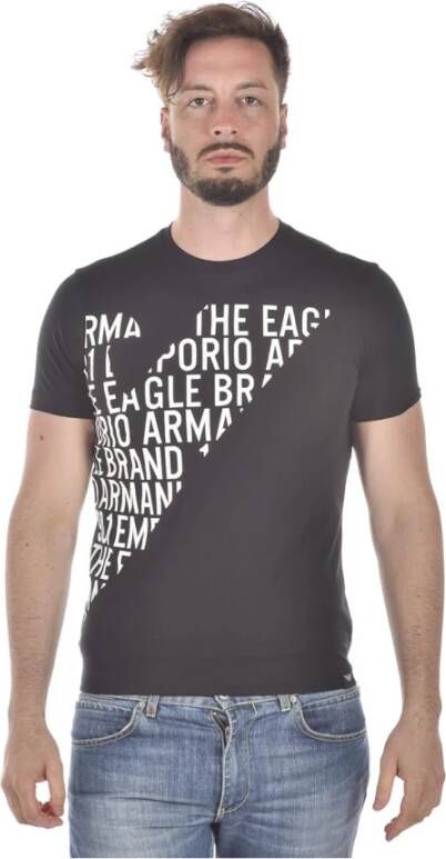 Emporio Armani Casual Sweatshirt voor Mannen Black Heren