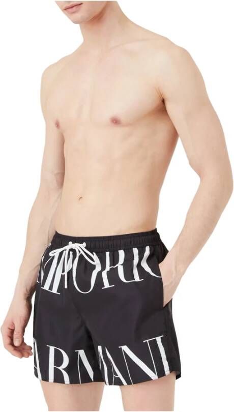Emporio Armani EA7 Zwarte Emporio Armani Zwembroek Black Heren