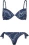 Emporio Armani Stijlvolle bikini voor strand- en zwemavonturen Blue Dames - Thumbnail 1