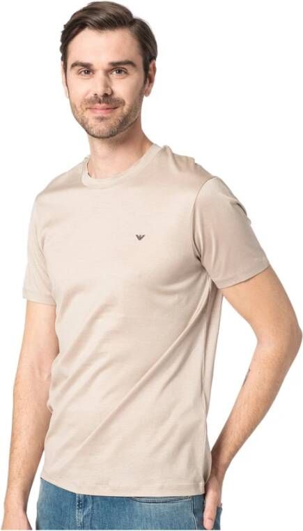 Emporio Armani T-shirt Beige Heren