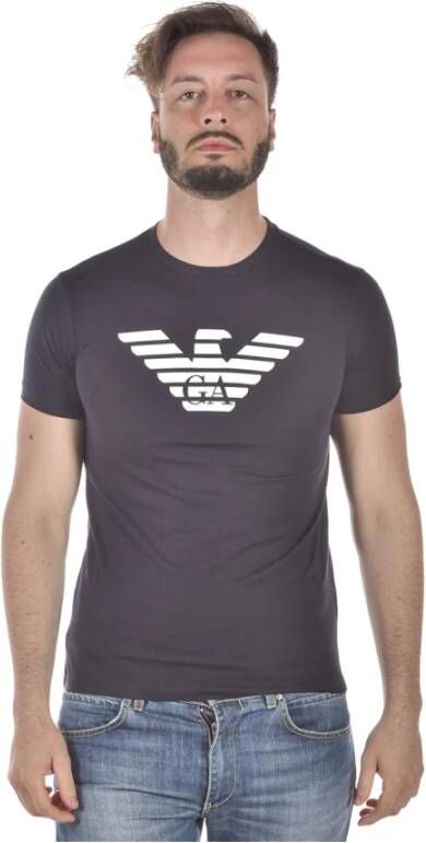 Emporio Armani Casual Sweatshirt voor Mannen Blue Heren